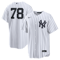 New York Yankees Spencer Jones | Nike White Home Replica Jersey