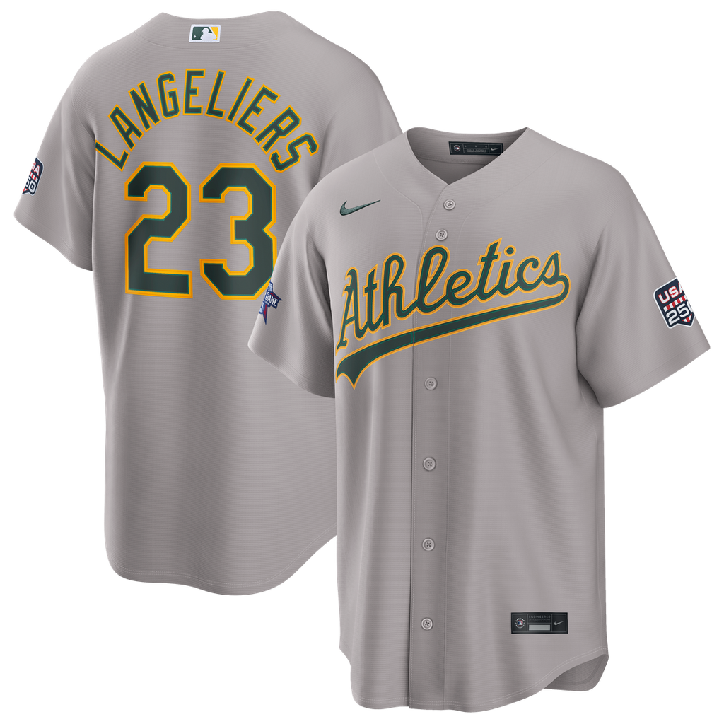 2026 All-Star Game Athletics Shea Langeliers | Nike Gray Replica Jersey