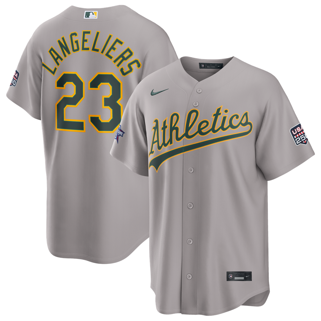 2026 All-Star Game Athletics Shea Langeliers | Nike Gray Replica Jersey