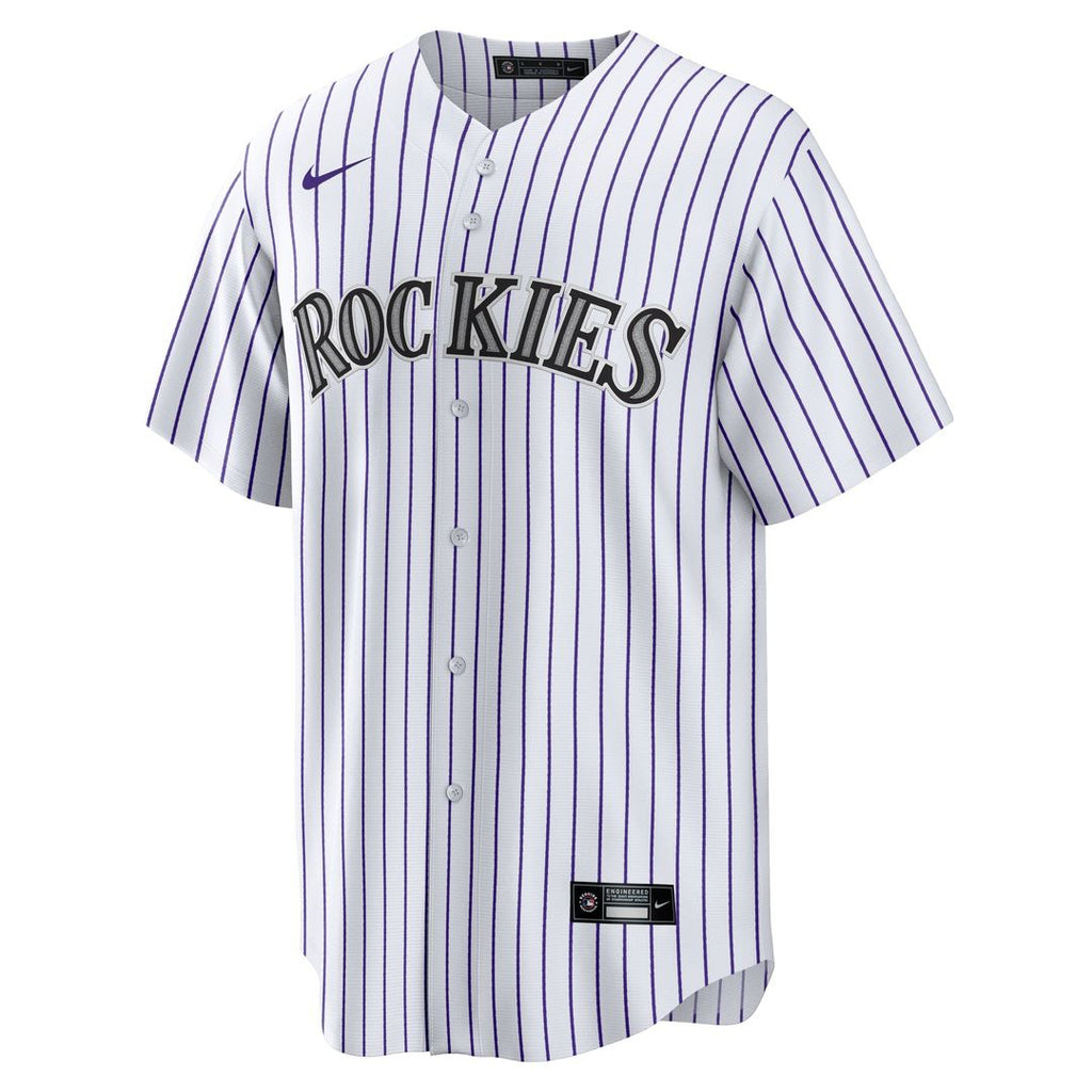 Colorado Rockies Ezequiel Tovar | Nike White Home Replica Jersey