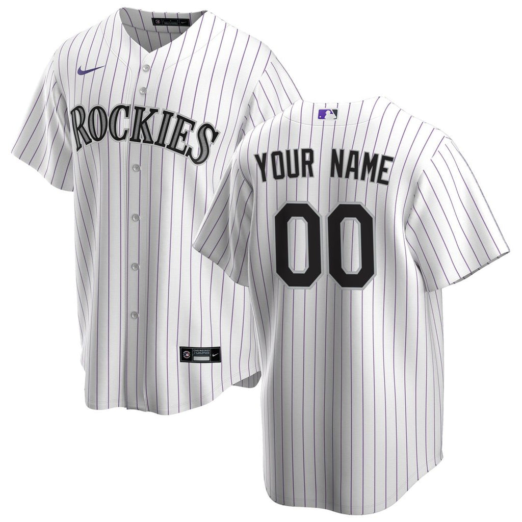 Colorado Rockies | Nike White Home Replica Custom Jersey
