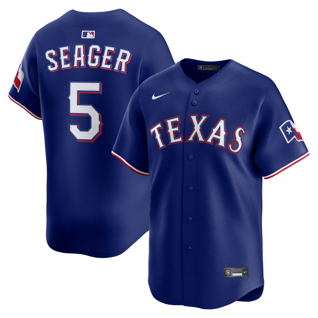 Texas Rangers Corey Seager | Nike Royal Alternate 2 Limited Jersey