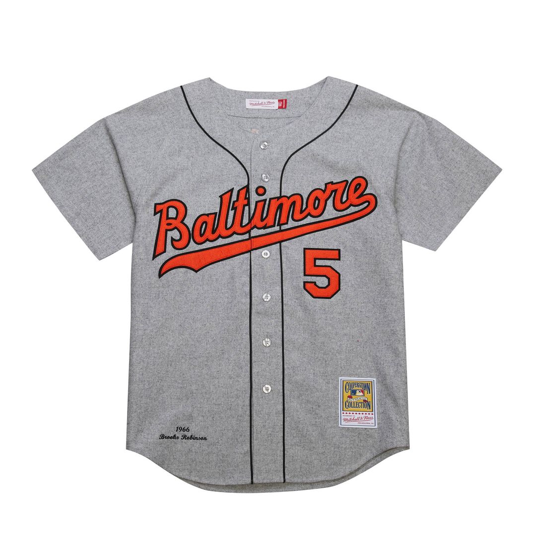 Baltimore Orioles Brooks Robinson | Mitchell & Ness Gray Cooperstown Collection 1966 Authentic Jersey