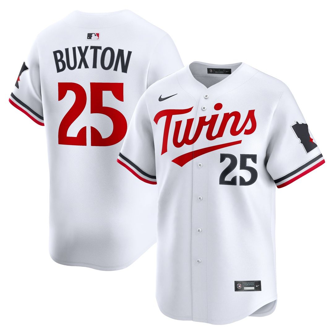 Minnesota Twins Byron Buxton | Nike White Home Limited Player Jersey