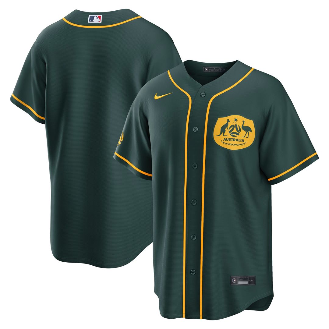 Australia National Team x MLB | Nike Green Stadium Replica Jersey