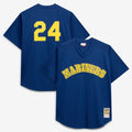 Seattle Mariners Ken Griffey Jr. | Mitchell & Ness Royal Big & Tall Cooperstown Collection Mesh Batting Practice Jersey