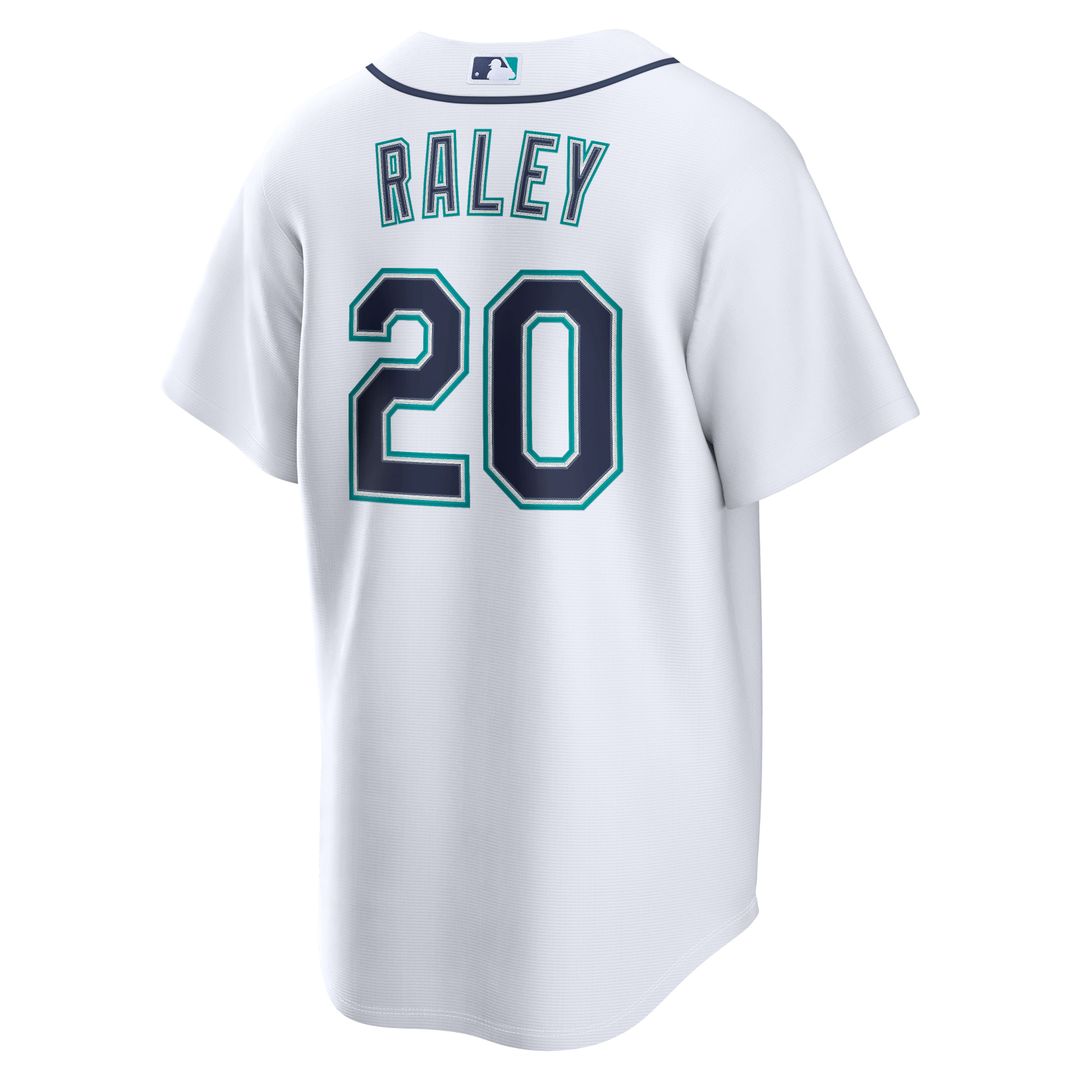 Seattle Mariners Luke Raley | Nike White Home Replica Jersey