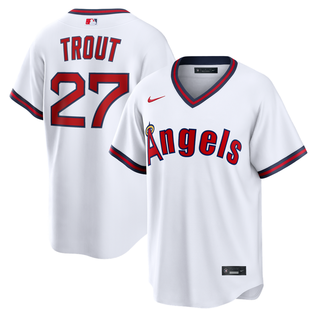 Los Angeles Angels Mike Trout | Nike Gray Road Replica Jersey
