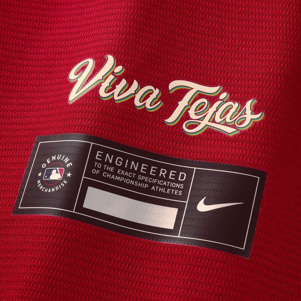 Texas Rangers Jacob deGrom | Nike Red 2026 City Connect Stadium Jersey