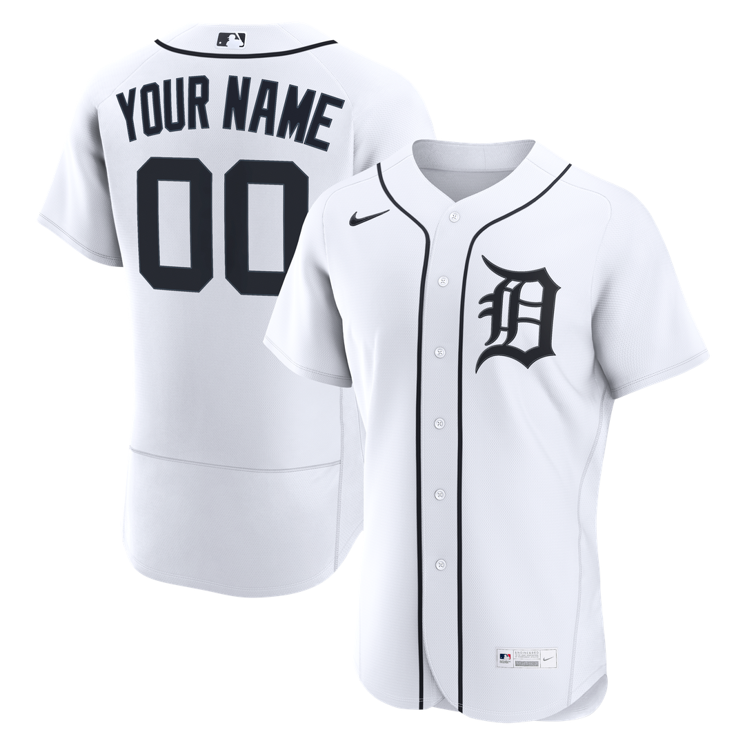 Detroit Tigers | Nike White Home Authentic Custom Jersey