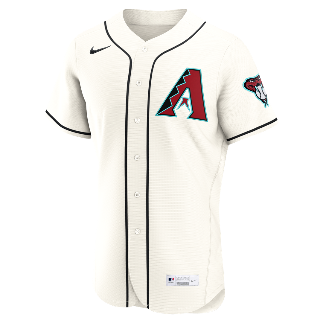 Arizona Diamondbacks | Nike Cream Home Authentic Custom Jersey