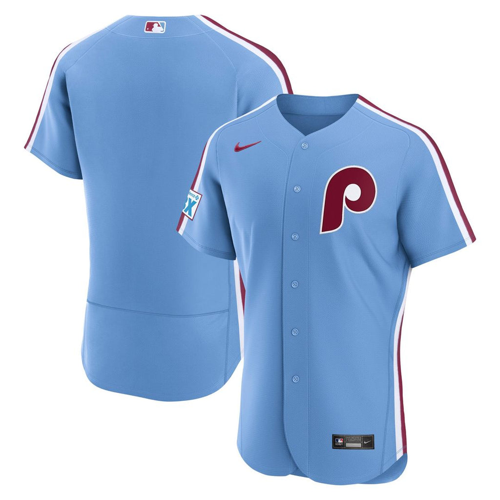 Philadelphia Phillies | Nike White Home Sponsor Patch Authentic Jersey