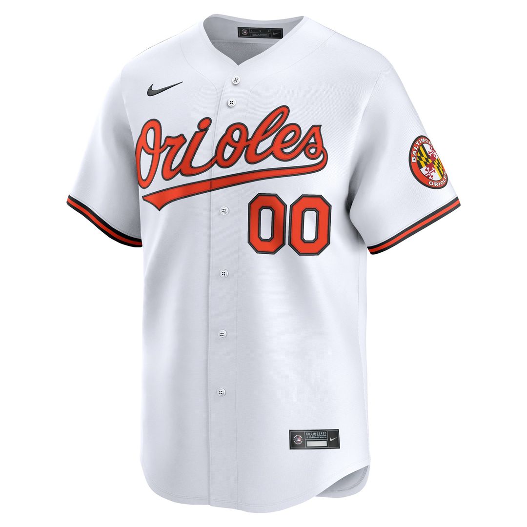 Baltimore Orioles | Nike White Home Limited Custom Jersey
