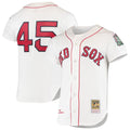 Boston Red Sox Pedro Martinez | Mitchell & Ness White 1999 Cooperstown Collection Home Authentic Jersey