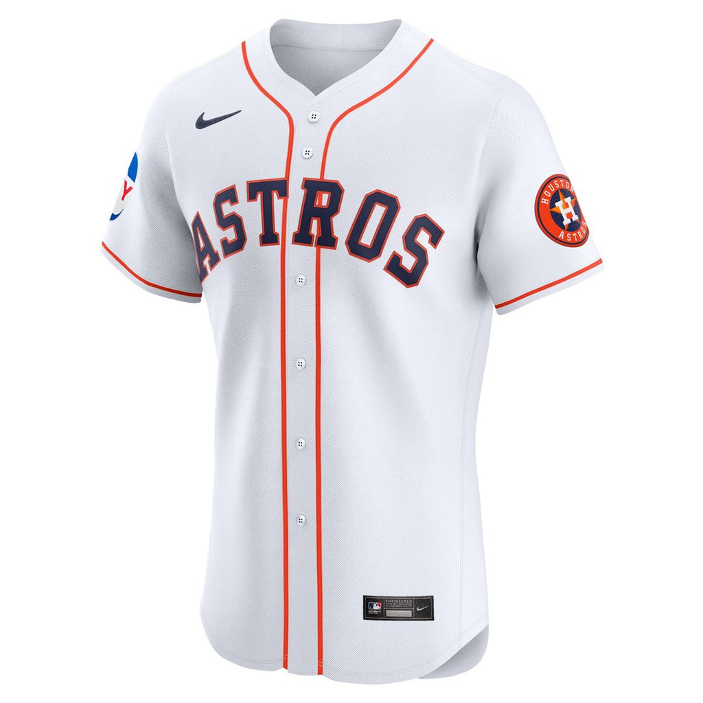 Houston Astros | Nike White Home Elite Patch Jersey