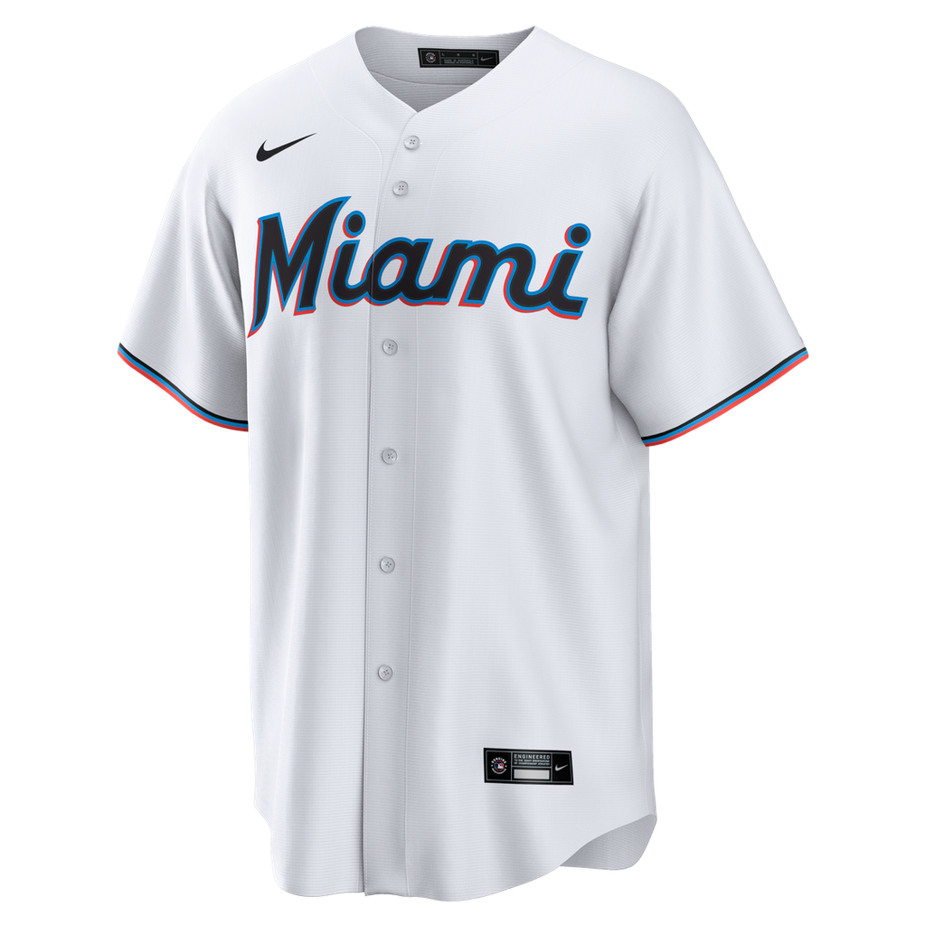 Miami Marlins Griffin Conine | Nike White Home Replica Jersey