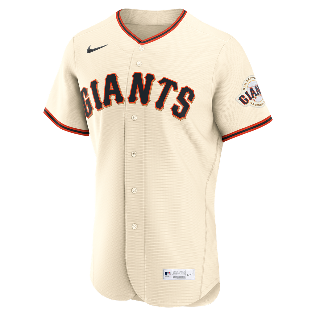 San Francisco Giants | Nike Cream Home Authentic Custom Jersey