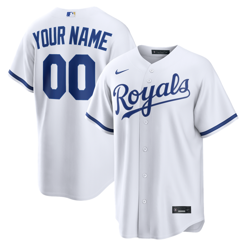 Kansas City Royals | Nike White Home Replica Custom Jersey
