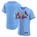 St. Louis Cardinals | Nike Light Blue Alternate Sponsor Patch Authentic Jersey