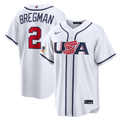 USA Baseball Alex Bregman | Nike White 2026 World Baseball Classic Home Stadium Jersey