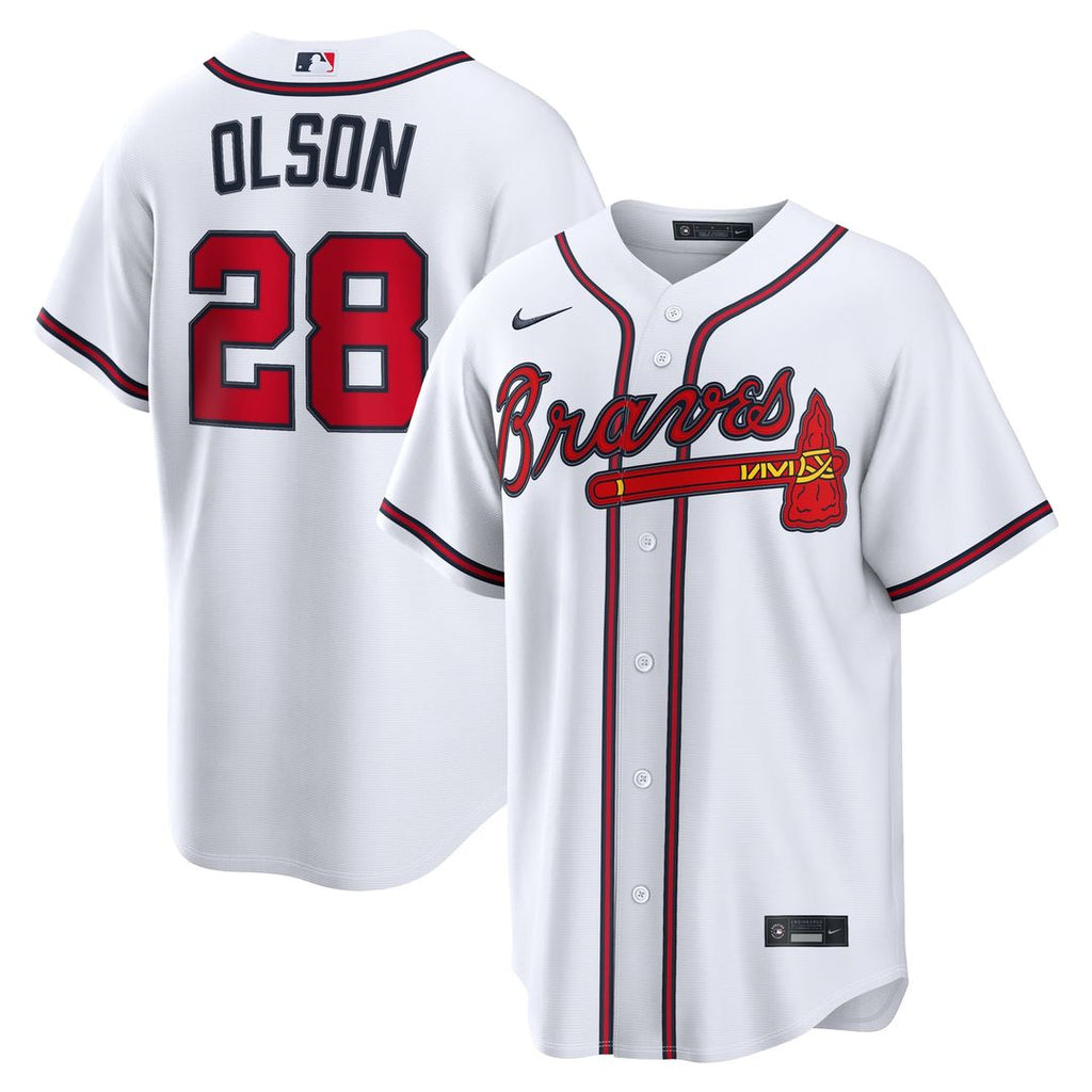 Atlanta Braves Matt Olson | Nike White Home Replica Jersey