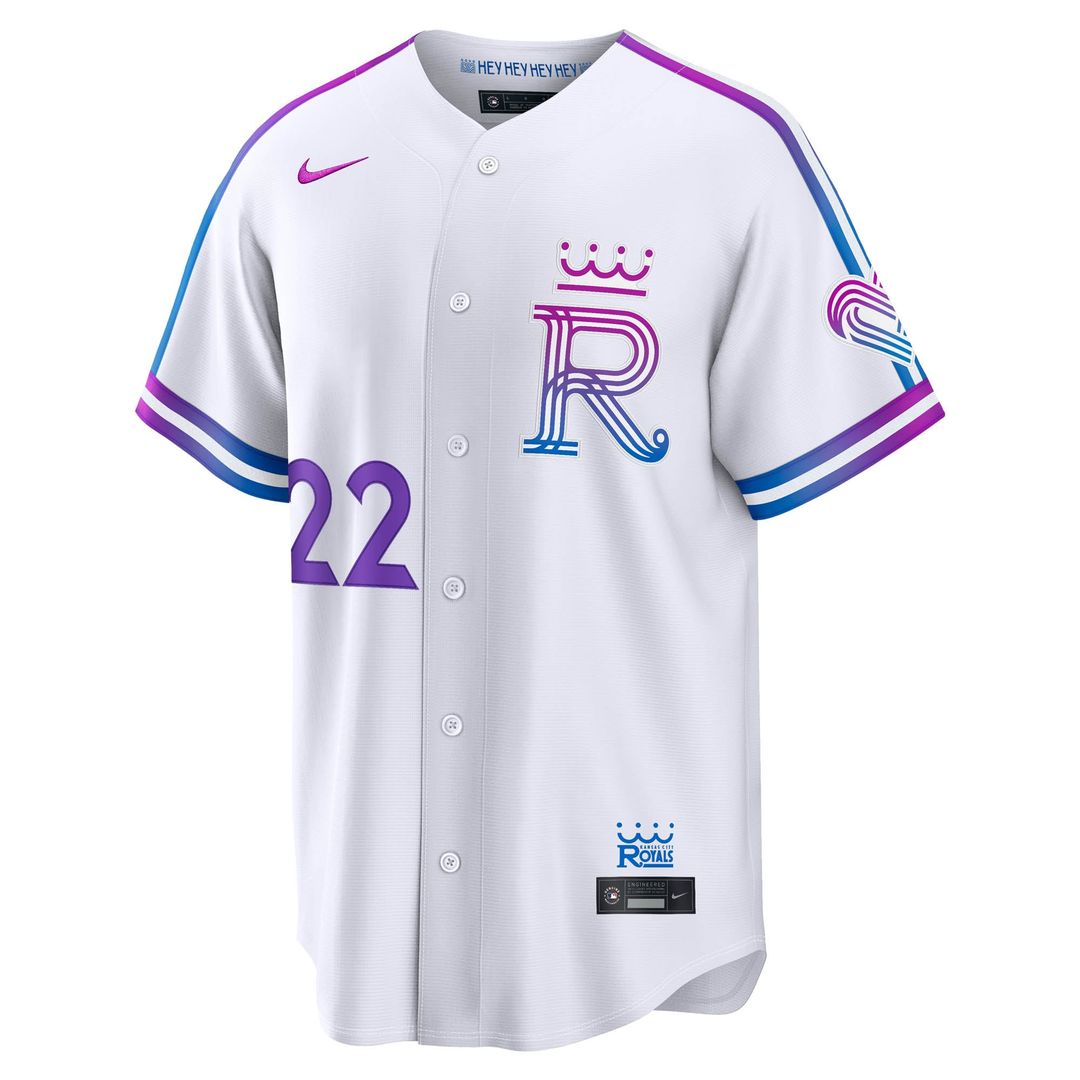 Kansas City Royals Carter Jensen | Nike White 2026 City Connect Stadium Jersey