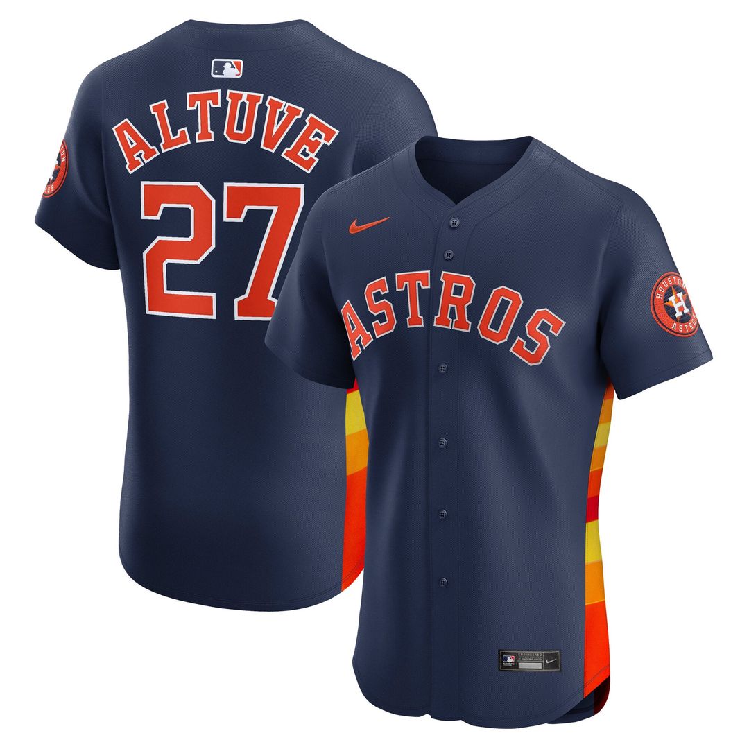 Houston Astros Jose Altuve | Nike Orange Alternate Elite Player Jersey