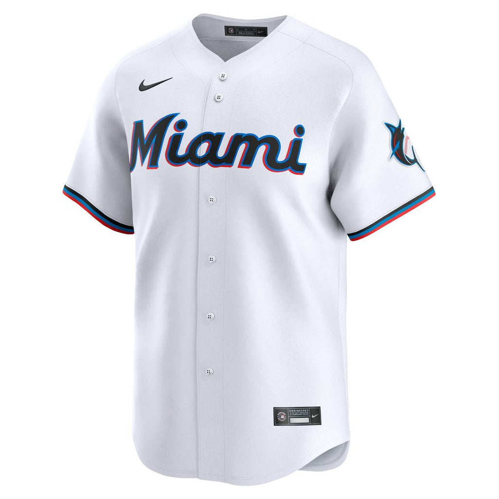 Miami Marlins Sandy Alcantara | Nike White Home Limited Player Jersey