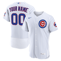 Chicago Cubs | Nike White Home Authentic Custom Jersey