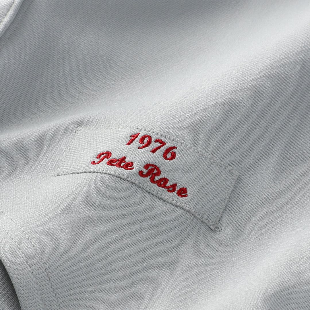 Cincinnati Reds Pete Rose | Mitchell & Ness Gray 1976 Authentic Jersey