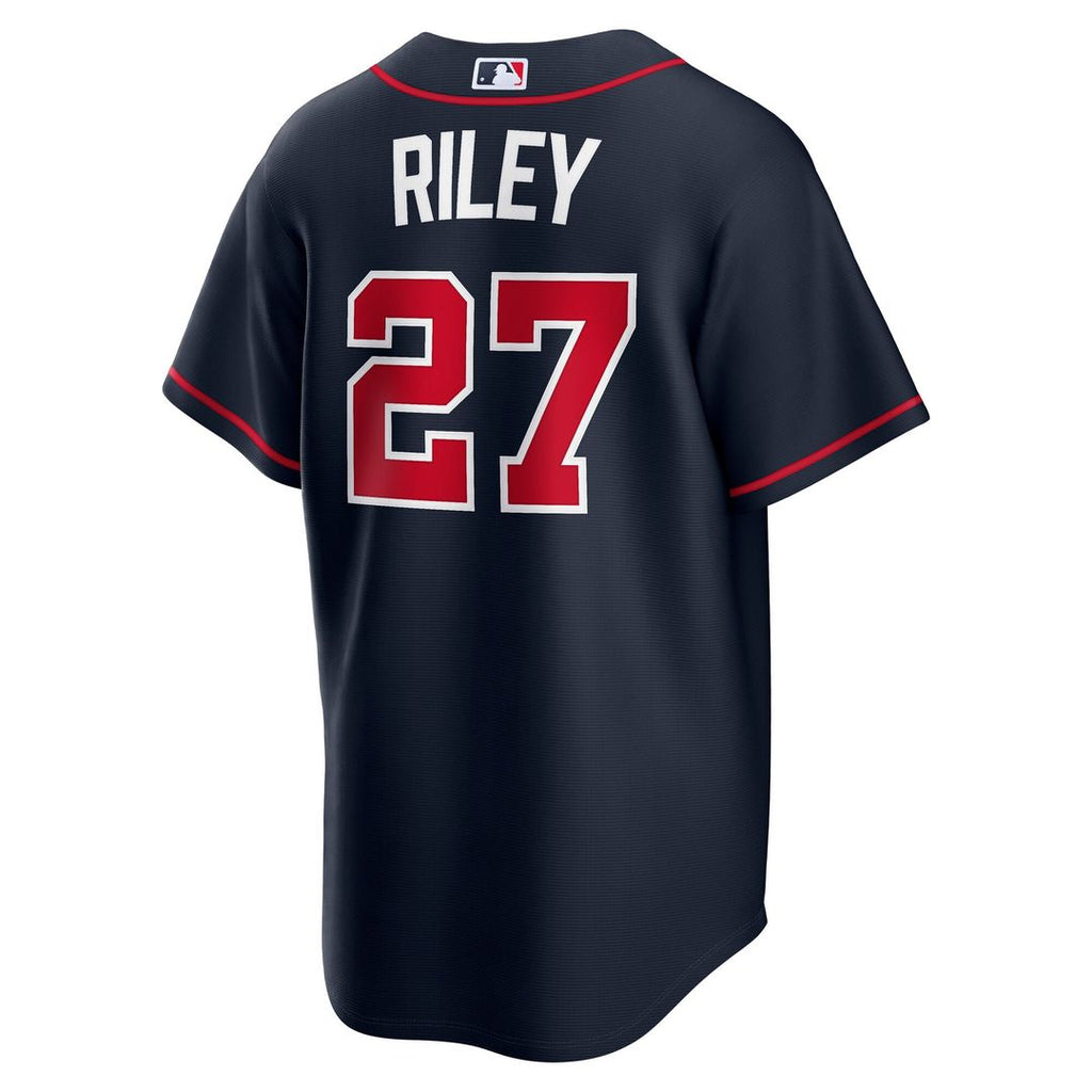 Atlanta Braves Austin Riley | Nike Navy Alternate Replica Jersey