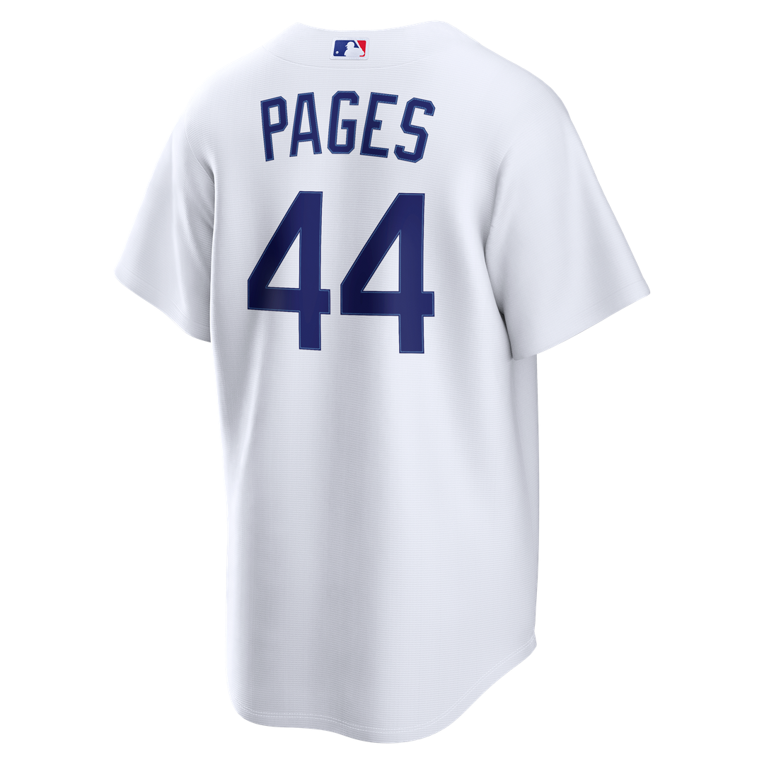 Los Angeles Dodgers Andy Pages | Nike White Home Replica Jersey
