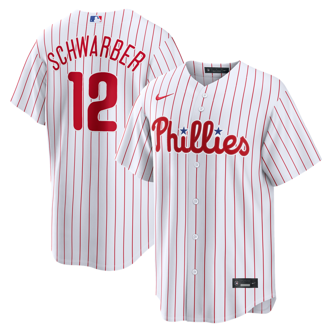 Philadelphia Phillies Kyle Schwarber | Nike White Home Replica Jersey