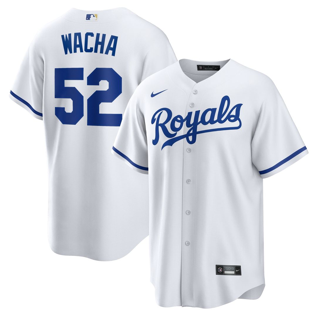 Kansas City Royals Michael Wacha | Nike White Home Replica Jersey