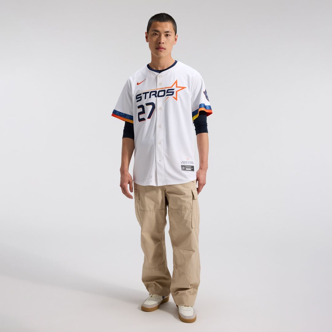 Houston Astros Jose Altuve | Nike White 2025 City Connect Limited Player Jersey