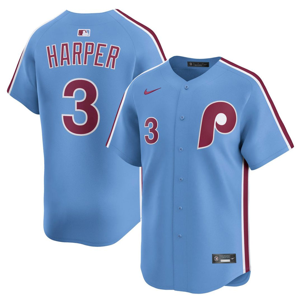 Philadelphia Phillies Bryce Harper | Nike Gray Road Limited Player Jersey