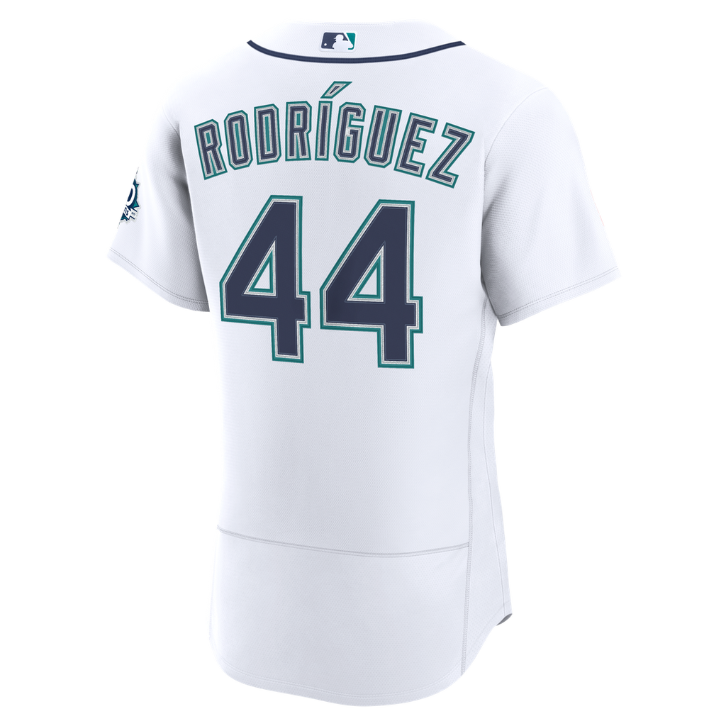 Seattle Mariners Julio Rodriguez | Nike White Home 50th Season Authentic Jersey
