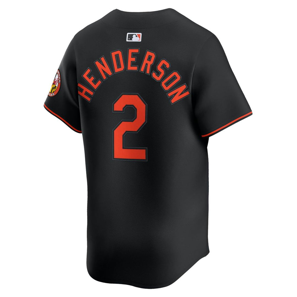 Baltimore Orioles Gunnar Henderson | Nike Black Alternate Limited Player Jersey