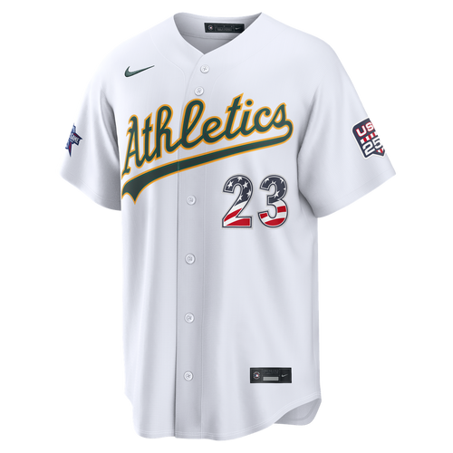 2026 All-Star Edition Stars & Stripes Athletics Shea Langeliers | Nike White Stadium Jersey