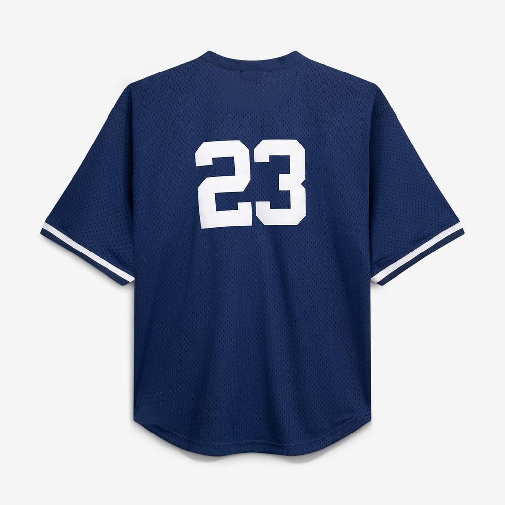 New York Yankees Don Mattingly | Mitchell & Ness Navy Cooperstown Collection Big & Tall Mesh Batting Practice Jersey