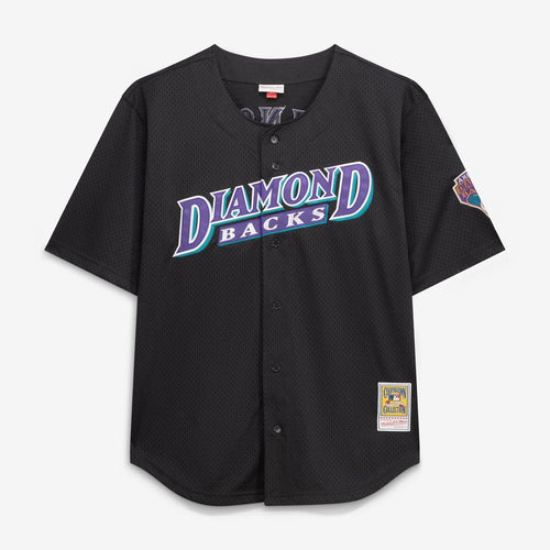 Arizona Diamondbacks Randy Johnson | Mitchell & Ness Black Big & Tall Cooperstown Mesh Batting Practice Jersey
