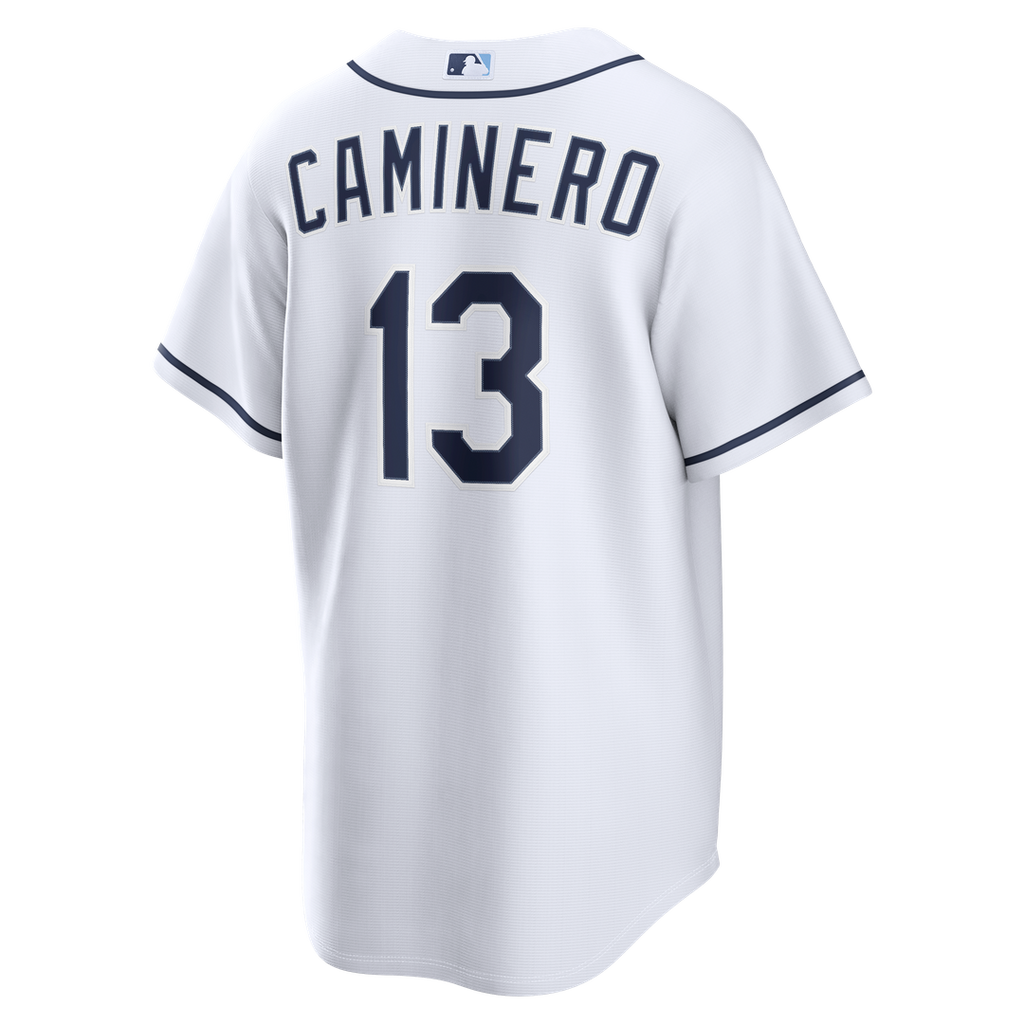 Tampa Bay Rays Junior Caminero | Nike White Home Replica Jersey
