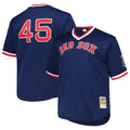 Boston Red Sox Pedro Martinez | Mitchell & Ness Navy 1999 Cooperstown Collection Mesh Pullover Jersey