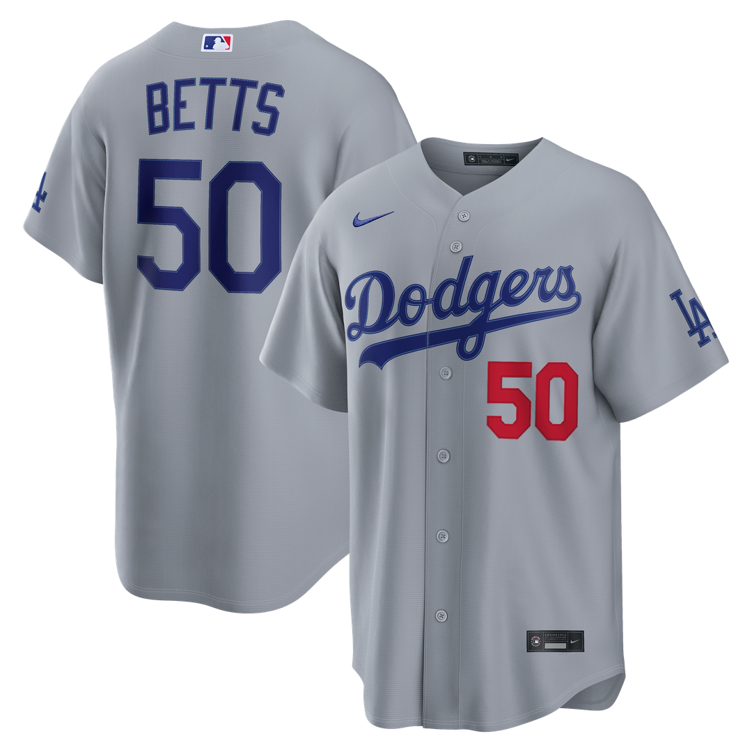 Los Angeles Dodgers Mookie Betts | Nike White Home Stadium Jersey