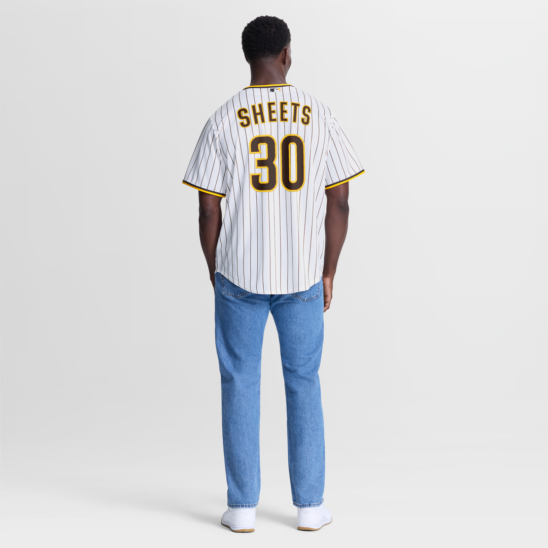 San Diego Padres Gavin Sheets | Nike White Home Replica Jersey
