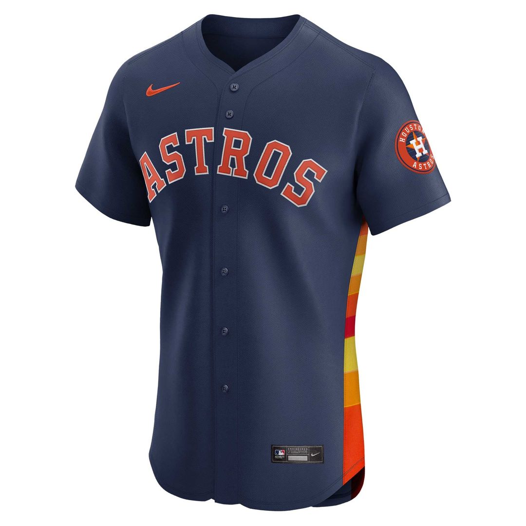 Houston Astros Jose Altuve | Nike Navy Alternate Elite Player Jersey