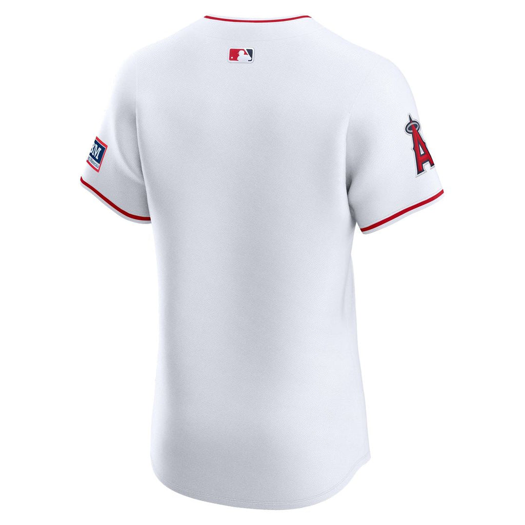 Los Angeles Angels | Nike White Home Elite Patch Jersey