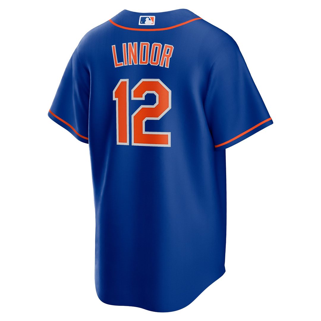 New York Mets Francisco Lindor | Nike Royal Big & Tall Alternate Replica Player Jersey