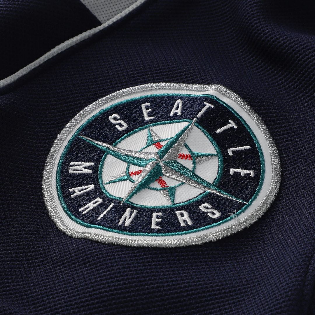 Seattle Mariners Felix Hernandez | Mitchell & Ness Navy Cooperstown Collection Batting Practice Jersey