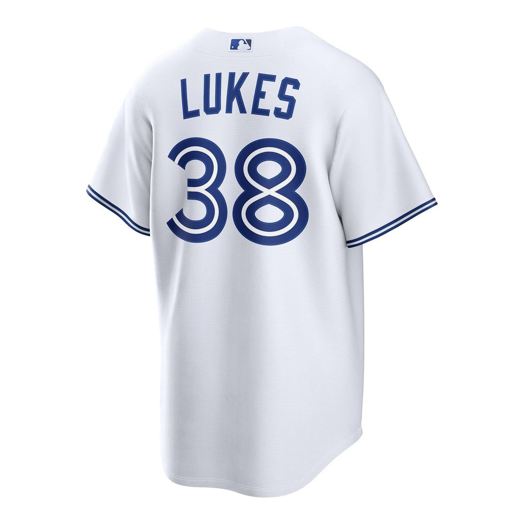 Toronto Blue Jays Nathan Lukes | Nike White Home Replica Jersey